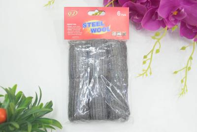 Bag of steel wool, 12 pieces of 6 pieces of steel wool, 6 grams of steel wool polishing cotton