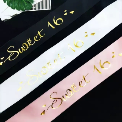 Amazon ebay selling new birthday sweet 16 hen party Birthday party sash