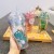 The Dinosaur double plastic cup straw cup spot straw cup manufacturers wholesale stock