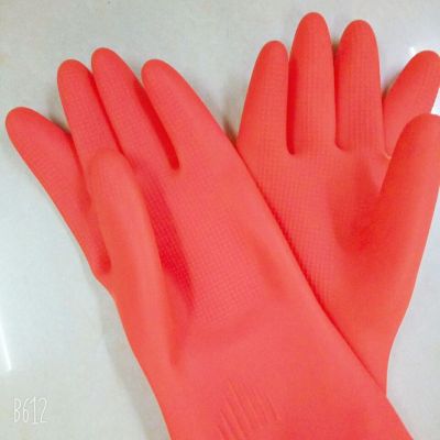 Latex Dishwashing Gloves Household Protective Gloves Kitchen Cleaning Gloves Labor Protection Supplies