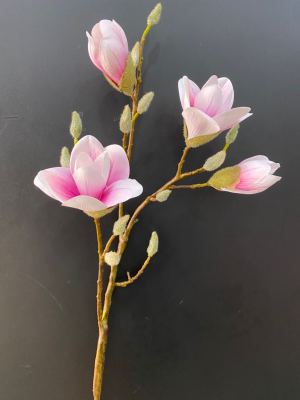 Simulation flower manufacturers direct home decoration flowers fake flowers wholesale simulation magnolia kapok