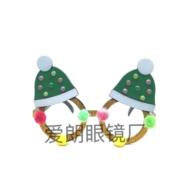 Party glasses professional production Party glasses Christmas Party Christmas hat glasses
