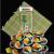 Green sushi curtain kitchen gadgets sushi roll sushi tool bamboo curtain seaweed rice wrapped green sushi