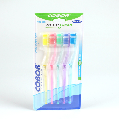 E831/5 Independent Packaging Portable Toothbrush, Soft Hair Adult Couple Toothbrush, Factory Wholesale and Export