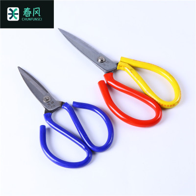 Spring Style Scissors Household Tailor Scissors Kitchen Scissors Office Small Scissors Stainless Steel Large Scissors Handmade