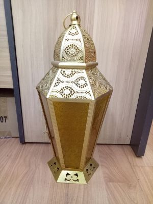 Decorative Holiday Storm Lantern Candlestickramadan