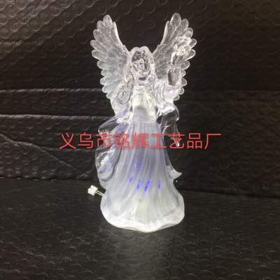 Acrylic manger group angel series Christmas tree pendant decoration is suitable for placing pieces with Santa Claus window decoration