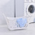 Unique novelty white flexible plastic laundry basket stand with legs