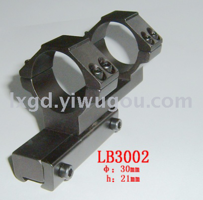 Lb3002 30mm Low-Width One-Piece Double-Nail Back Extension Integrated Fixture Telescopic Sight Bracket