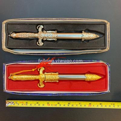 Western style small white sword animation knife game sword western sword gift boys birthday gift decoration craft 