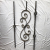 Tieyi fittings staircase flower column flower curved flower solid tieyi flower collection