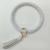 2020 new bright color fashion key ring bracelet leather fringe hot style temperament arm bracelet circular key ring