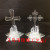 European and American foreign trade export LED acrylic Jesus was born three manager group, a decorated Christmas tree tabletop decorations
