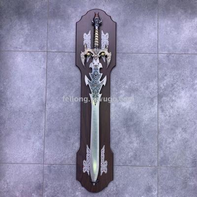 Hanging board sword game sword animation sword town house ward off evil arts and crafts home decoration