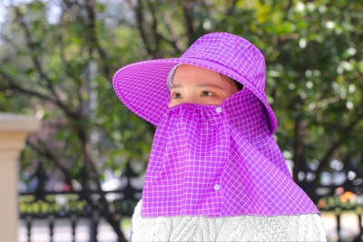 Tea Picking Hat Sun Protection Hat Factory Direct Sales Spot Supply Colors Can Be Mixed Batch