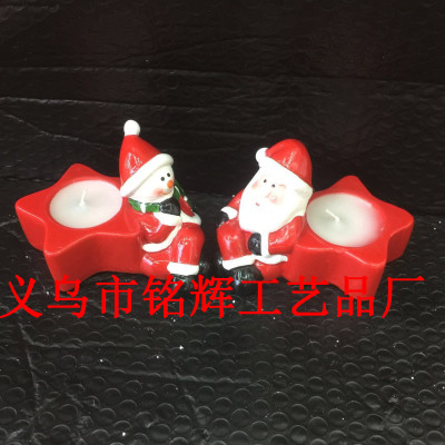 LED Santa acrylic Christmas tree decoration friends holiday party nativity group