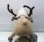 Christmas gray reindeer dolls 3 Christmas dolls decorated with an interior holiday gift