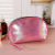 INS Sweet Girl Laser Semicircle Storage Bag Female Cosmetic Bag Angel Wings Clutch Bag Large Capacity Pencil Case