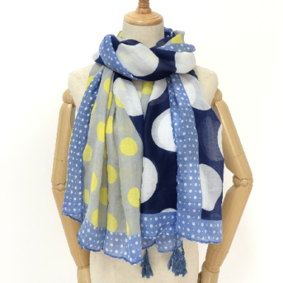 Satin print polka dot style scarf beach towel for 2020