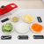 Kitchen gadget multi-functional grater 6 - blade vegetable cutter rub grater potato magic