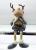 Christmas gray reindeer dolls 3 Christmas dolls decorated with an interior holiday gift