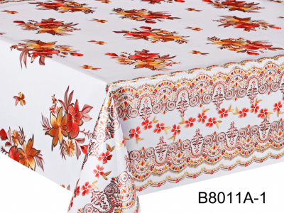 Waterproof and Oil-Proof Tablecloth Three Stickers High-Grade PVC Tablecloth