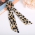 Creative leopard print hair ring Ladies fashion retro printing Cloth Bowknot hair Ribbon manufacturers wholesale