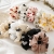Three States New color heart Large ring hair accessories Ladies cross-border cloth ring hair Elastic band tie hair
