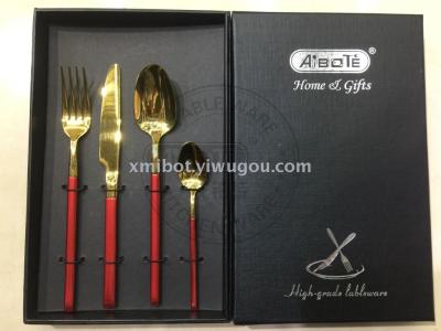 4 sets of 24 sets of knight tableware for cross-border e-commerce