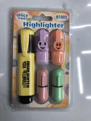 Macaron color highlighter set for supermarket