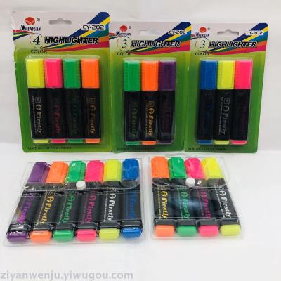 Highlighter a variety of packaging markers pen color markers