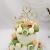 Acrylic birthday cake insert baking decorative cake insert