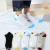 Spring and summer new short style men's socks 168-pin polyester cotton socks men's shallow tube casual socks