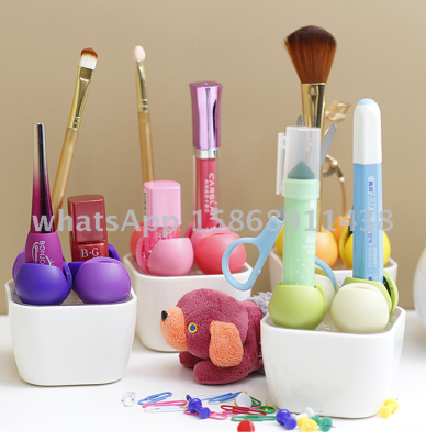 Flower makeup storage box desktop multi-functional storage box creative storage box gifts