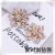 Natural freshwater pearl crystal zircon brooch elegant style brooch clasp super beautiful