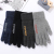 Letter knitting thermal gloves touch screen anti-slip gloves manufacturers direct