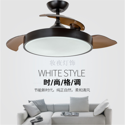 Modern Ceiling Fan Unique Fans with Lights Remote Control Light Blade Smart Industrial Kitchen Led Cool Cheap Room 56