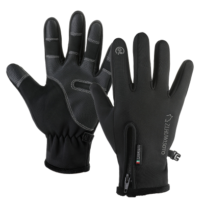 Non-slip touch screensaver warm gloves outdoor sports gloves touch screen waterproof gloves