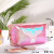 New Pu Laser Cosmetic Bag Creative Fishtail Portable Portable Large Capacity Storage Bag Hand-Held Colorful Wash Bag