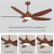 Modern Ceiling Fan Unique Fans with Lights Remote Control Light Blade Smart Industrial Kitchen Led Cool Cheap Room 48