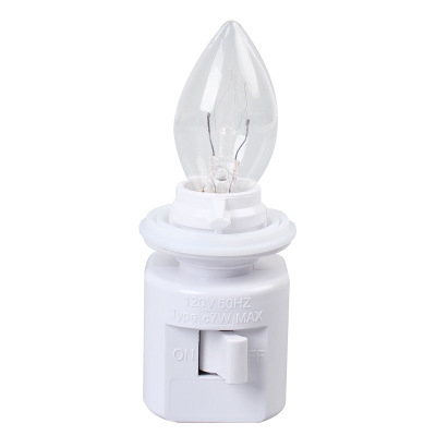 Lamp holder with switch night lamp UL/ETL certified E12 lamp holder with wall mounted screw socket