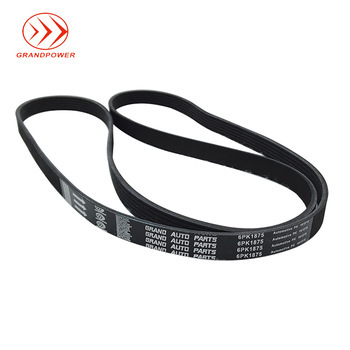 Auto black rubber PK belts 6PK1890