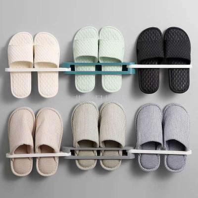 Wall hangs fold shoe frame to avoid nail to stick 3 change a slipper receives rack corner multi-purpose towel to hang