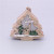 The New Christmas tree wooden pendant creative hemp rope ornaments shopping mall window festive scene decoration scene layout