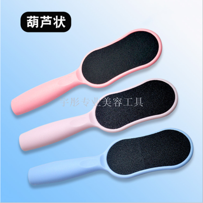 Hoist type foot down to rub feet plastic handle sandpaper file foot sole beauty tools to rub feet special tools