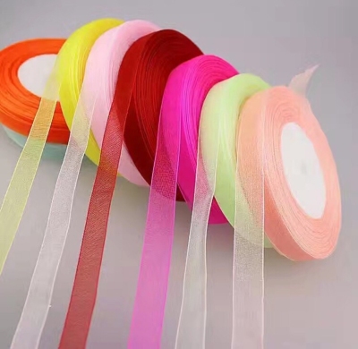 Exquisite Fashion Organza Tape Various Color Specifications Spot Sale