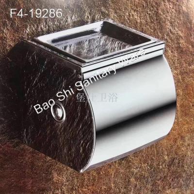 Stainless steel tissue box toilet bathroom waterproof toilet paper box wall hanging paper rack manufacturers direct
