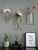 1 Wall Decorations Flowers and Plants Hydroponic Iron Pendant on the Wall Ins Nordic Greenery Bedroom Room Creation