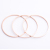 Dianqi Korean Style Fashionable Simple Light Plate Three-Ring Bracelet Titanium Steel Plated 18K Rose Gold Bracelet Non-Fading Women's