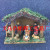 Western resin people come from the manger group with Christmas gifts of Jesus Catholic Christ